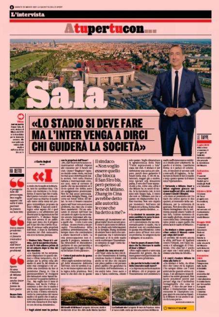 米兰市长萨拉回复张康阳：请你回答这个问题！